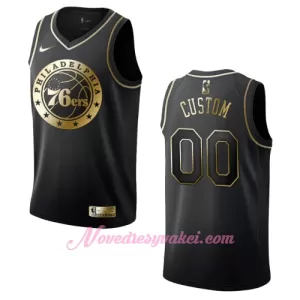 Dresy Philadelphia 76ers Golden Edition Swingman Černá Dresy Philadelphia 76ers Golden Edition Swingman Černá
