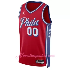 Dresy Philadelphia 76ers Statement Edition Swingman 2023-24 Červené