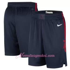 Kraťasy NBA Philadelphia 76ers City Edition Swingman Námořnictvo