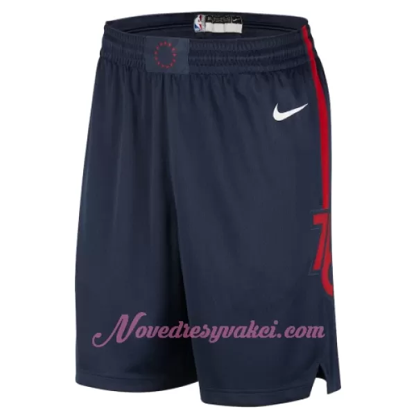 Kraťasy NBA Philadelphia 76ers City Edition Swingman Námořnictvo