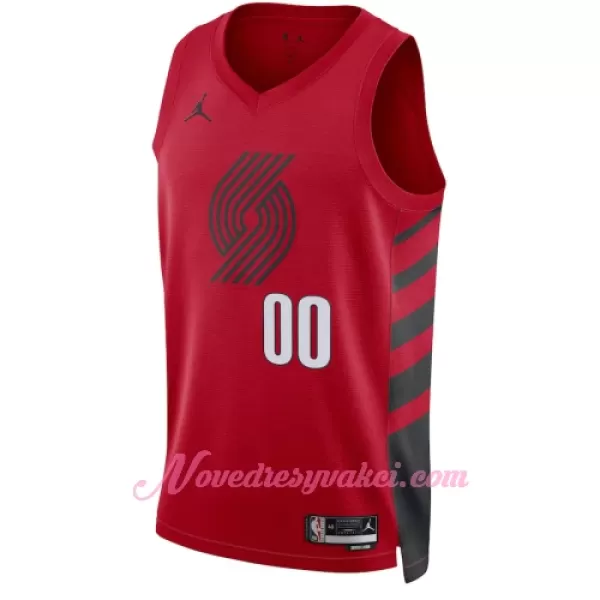 Dresy Portland Trail Blazers Statement Edition Swingman 2023-24 Červené