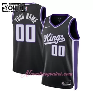 Dresy Sacramento Kings Dětské Icon Edition Swingman 2023-24 Černá Dresy Sacramento Kings Dětské Icon Edition Swingman 2023-24 Černá