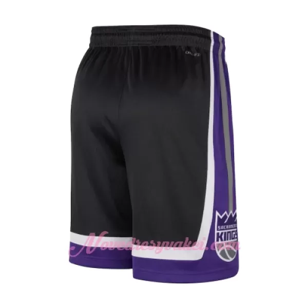 Kraťasy NBA Sacramento Kings Icon Edition Swingman Černá