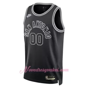 Dresy San Antonio Spurs Classic Edition Swingman 2023-24 Černá