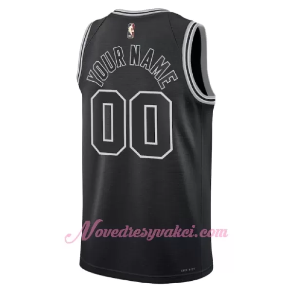Dresy San Antonio Spurs Classic Edition Swingman 2023-24 Černá
