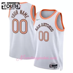 Dresy San Antonio Spurs Dětské City Edition Swingman 2023-24 Bílý