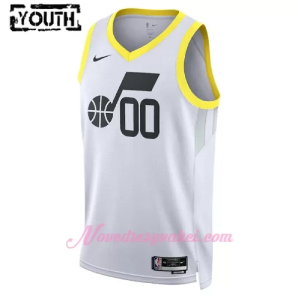 Dresy Utah Jazz Dětské Association Edition Swingman 2023-24 Bílý