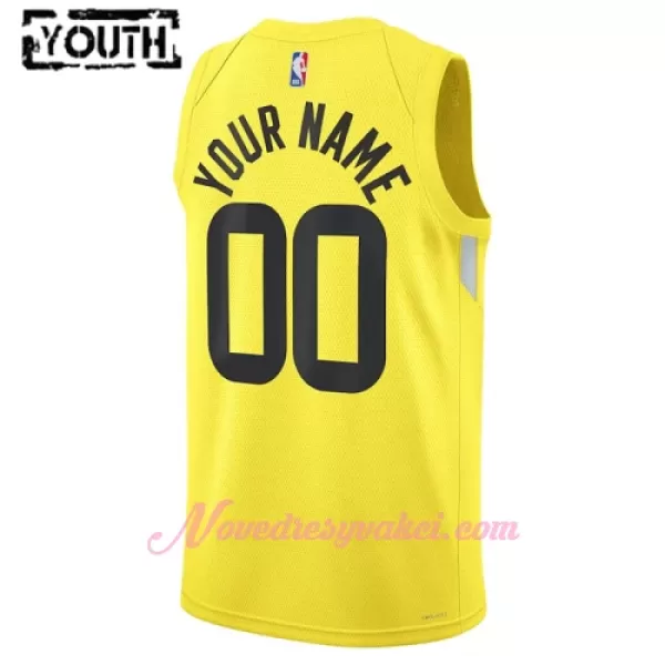 Dresy Utah Jazz Dětské Icon Edition Swingman 2023-24 Žlutá