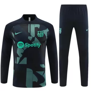 Barcelona Tréninkové Teplákové Soupravy Dětské 2023-24 Černá Barcelona Tréninkové Teplákové Soupravy Dětské 2023-24 Černá