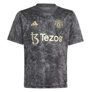 Fotbalové Dresy Manchester United X Stone Roses 2023-24 Černá - Speciální