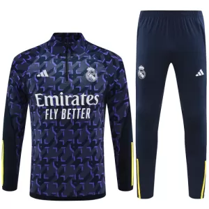 Real Madrid Tréninkové Teplákové Soupravy Dětské 2023-24 Námořnictvo Real Madrid Tréninkové Teplákové Soupravy Dětské 2023-24 Námořnictvo