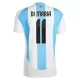 Fotbalové Dresy Argentina Ángel Di María 11 Domácí 2024