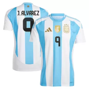 Fotbalové Dresy Argentina Julián Álvarez 9 Domácí 2024 Fotbalové Dresy Argentina Julián Álvarez 9 Domácí 2024
