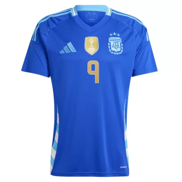 Fotbalové Dresy Argentina Julián Álvarez 9 Venkovní 2024