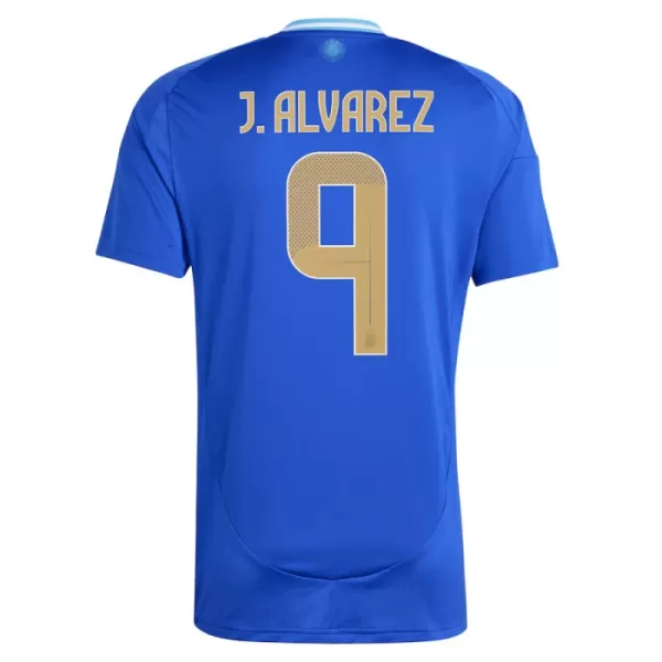 Fotbalové Dresy Argentina Julián Álvarez 9 Venkovní 2024