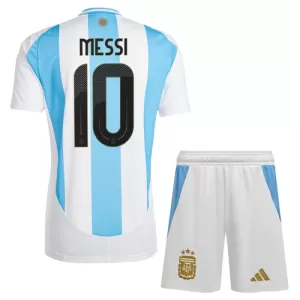Fotbalové Dresy Argentina Lionel Messi 10 Dětské Domácí 2024 Fotbalové Dresy Argentina Lionel Messi 10 Dětské Domácí 2024