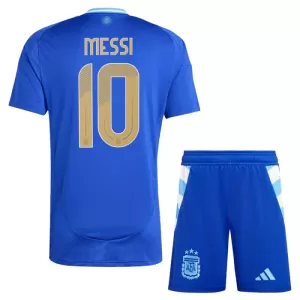Fotbalové Dresy Argentina Lionel Messi 10 Dětské Venkovní 2024 Fotbalové Dresy Argentina Lionel Messi 10 Dětské Venkovní 2024