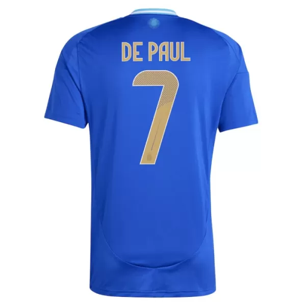 Fotbalové Dresy Argentina Rodrigo de Paul 7 Venkovní 2024