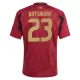 Fotbalové Dresy Belgie Batshuayi 23 Dětské Domácí ME 2024