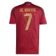 Fotbalové Dresy Belgie Kevin De Bruyne 7 Domácí ME 2024