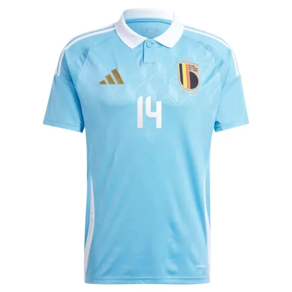 Fotbalové Dresy Belgie Lukebakio 14 Venkovní ME 2024