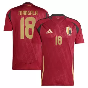 Fotbalové Dresy Belgie Mangala 18 Domácí ME 2024