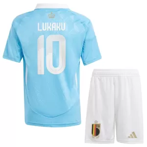 Fotbalové Dresy Belgie Romelu Lukaku 10 Dětské Venkovní ME 2024 Fotbalové Dresy Belgie Romelu Lukaku 10 Dětské Venkovní ME 2024