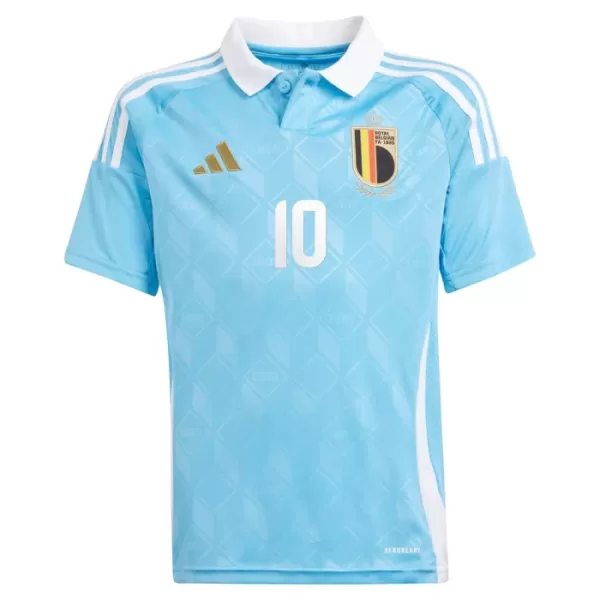 Fotbalové Dresy Belgie Romelu Lukaku 10 Dětské Venkovní ME 2024
