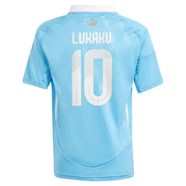 Fotbalové Dresy Belgie Romelu Lukaku 10 Dětské Venkovní ME 2024