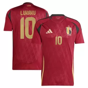 Fotbalové Dresy Belgie Romelu Lukaku 10 Domácí ME 2024 Fotbalové Dresy Belgie Romelu Lukaku 10 Domácí ME 2024