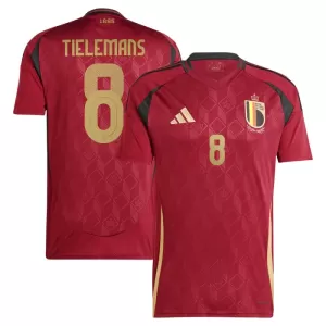 Fotbalové Dresy Belgie Tielemans 8 Domácí ME 2024
