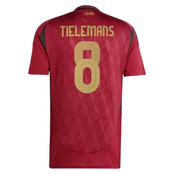 Fotbalové Dresy Belgie Tielemans 8 Domácí ME 2024