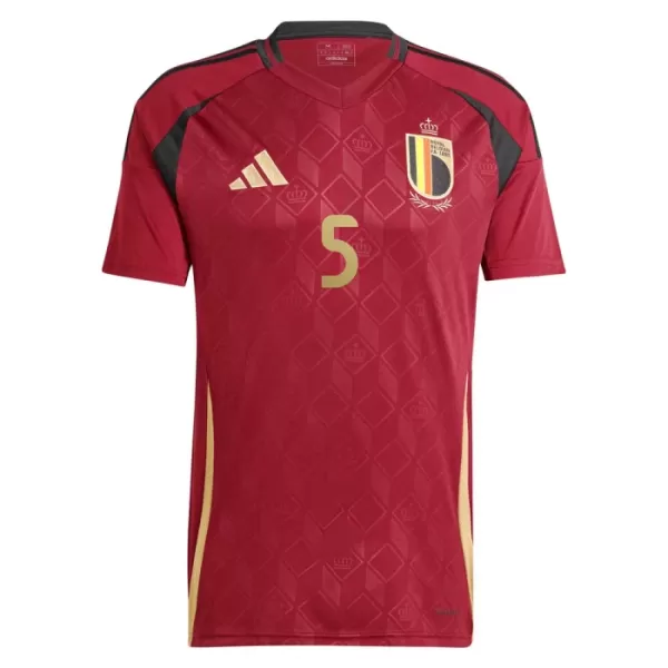 Fotbalové Dresy Belgie Vertonghen 5 Domácí ME 2024