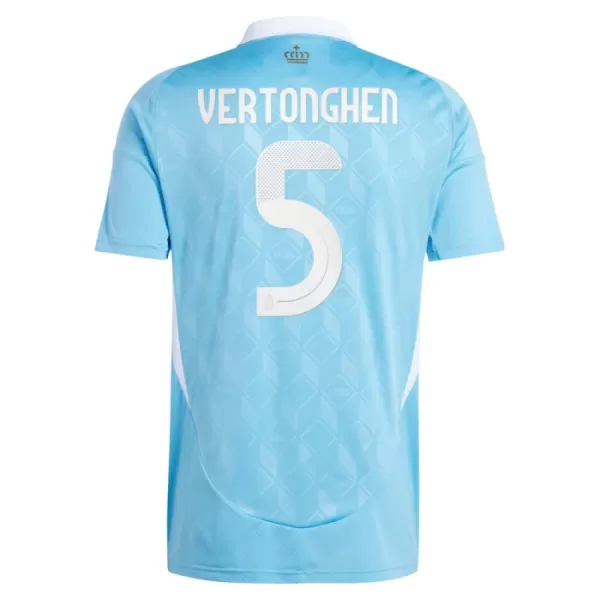 Fotbalové Dresy Belgie Vertonghen 5 Venkovní ME 2024
