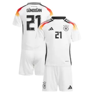 Fotbalové Dresy Německo Ilkay Gündogan 21 Dětské Domácí ME 2024 Fotbalové Dresy Německo Ilkay Gündogan 21 Dětské Domácí ME 2024