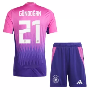 Fotbalové Dresy Německo Ilkay Gündogan 21 Dětské Venkovní ME 2024 Fotbalové Dresy Německo Ilkay Gündogan 21 Dětské Venkovní ME 2024
