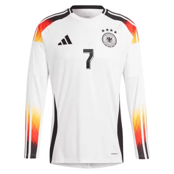 Fotbalové Dresy Německo Kai Havertz 7 Domácí ME 2024 Dlouhý Rukáv
