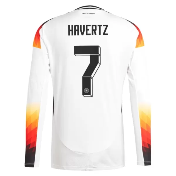 Fotbalové Dresy Německo Kai Havertz 7 Domácí ME 2024 Dlouhý Rukáv