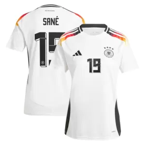 Fotbalové Dresy Německo Leroy Sané 19 Dámské Domácí ME 2024 Fotbalové Dresy Německo Leroy Sané 19 Dámské Domácí ME 2024