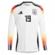 Fotbalové Dresy Německo Leroy Sané 19 Domácí ME 2024 Dlouhý Rukáv