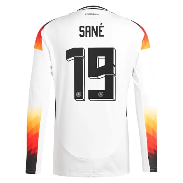 Fotbalové Dresy Německo Leroy Sané 19 Domácí ME 2024 Dlouhý Rukáv