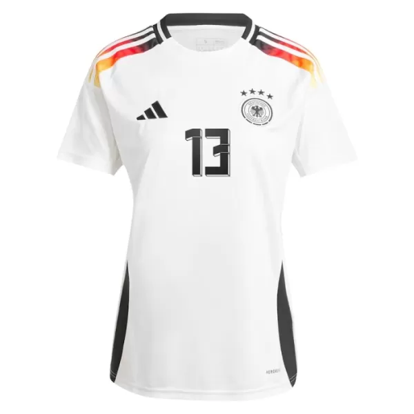Fotbalové Dresy Německo Thomas Müller 13 Dámské Domácí ME 2024