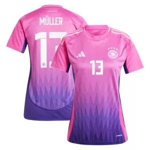 Fotbalové Dresy Německo Thomas Müller 13 Dámské Venkovní ME 2024 Fotbalové Dresy Německo Thomas Müller 13 Dámské Venkovní ME 2024