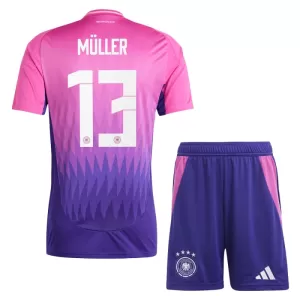 Fotbalové Dresy Německo Thomas Müller 13 Dětské Venkovní ME 2024 Fotbalové Dresy Německo Thomas Müller 13 Dětské Venkovní ME 2024