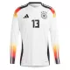 Fotbalové Dresy Německo Thomas Müller 13 Domácí ME 2024 Dlouhý Rukáv