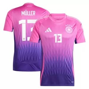 Fotbalové Dresy Německo Thomas Müller 13 Venkovní ME 2024 Fotbalové Dresy Německo Thomas Müller 13 Venkovní ME 2024