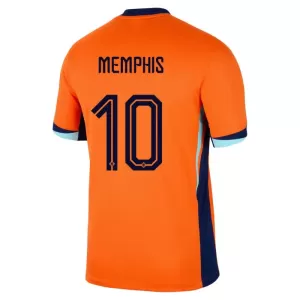 Fotbalové Dresy Nizozemsko Memphis 10 Domácí ME 2024 Fotbalové Dresy Nizozemsko Memphis 10 Domácí ME 2024