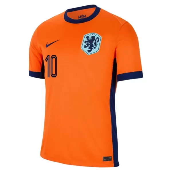 Fotbalové Dresy Nizozemsko Memphis 10 Domácí ME 2024