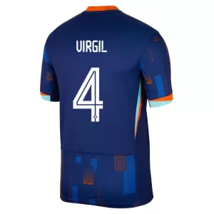 Fotbalové Dresy Nizozemsko Virgil van Dijk 4 Venkovní ME 2024 Fotbalové Dresy Nizozemsko Virgil van Dijk 4 Venkovní ME 2024