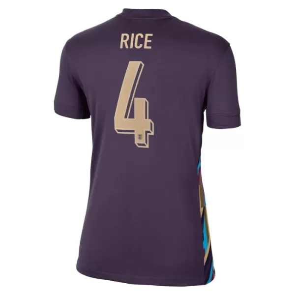 Fotbalové Dresy Anglie Declan Rice 4 Dámské Venkovní ME 2024
